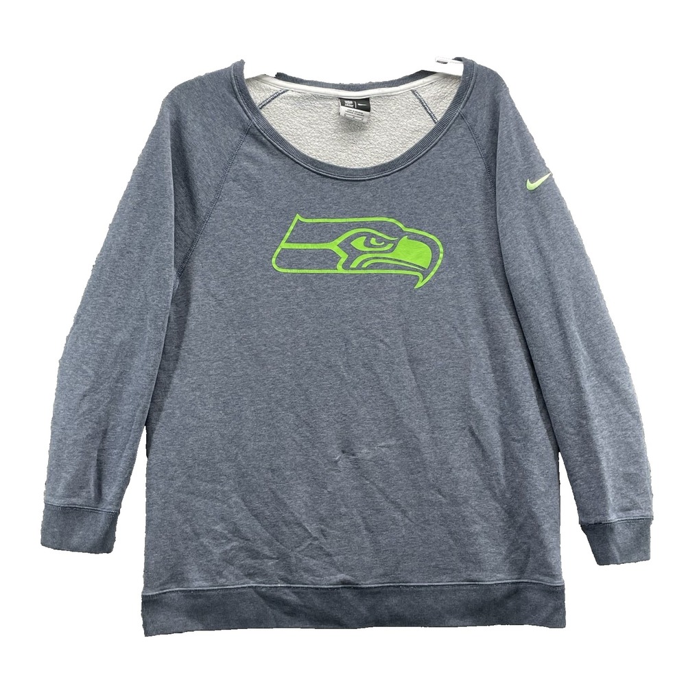 Nike NFL Seattle Seahawks Sweatshirt Women's Medium Football Sportswear Athletic